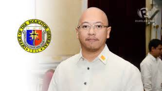 current solicitor general of the philippines|Aquino names new solicitor general .